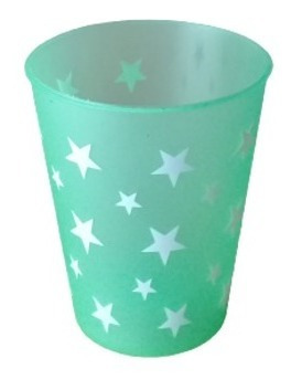 Vasos Lunares Estrellas Plástico Cotillón Infantil 30u