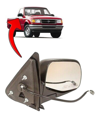 Espejo Derecho Electric Para Ford Ranger Arg 2.3 1999-03