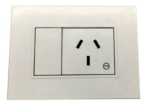 Llave De Luz Armada De 1 Toma Corriente 20 A Quantum Geo