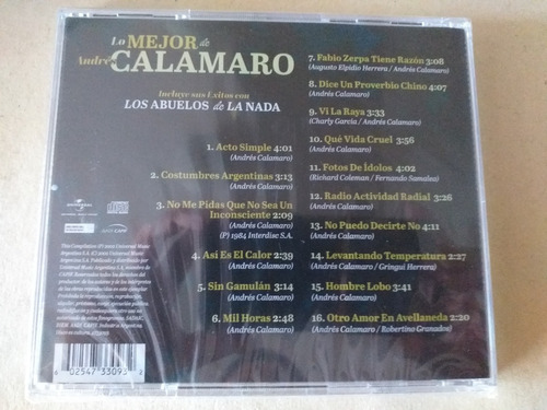 Cd Andres Calamaro - Lo Mejor De Andres Calamaro