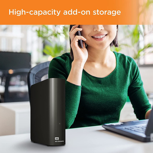 Imagen 3 de 5 de Disco Duro De Sobremesa Wd 6tb Elements, Usb 3.0, Compati...