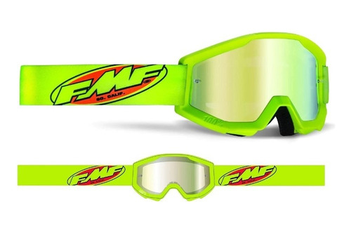 Antiparra Niño Fmf Powercore Espejada Fluor Enduro Moto Mx