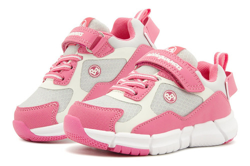 Tenis Niña Bubble Gummers Importado Blanco/rosa 14-21