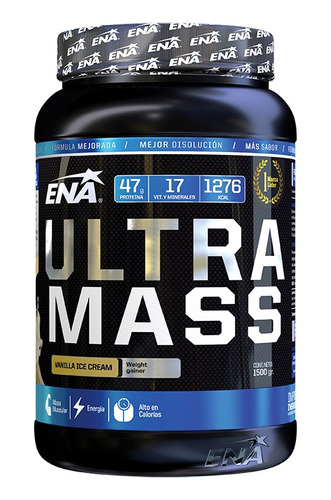 Suplemento Ganador De Peso Ultra Mass (1.5 Kg)  Ena Sport  