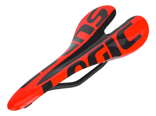 Saddle Full Carbon Fiber Brillante Red Ultraligero Outdoor R