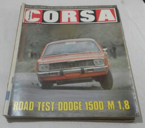 Revista Corsa Parabrisas.año 1975Road Test Dodge 1500 M 