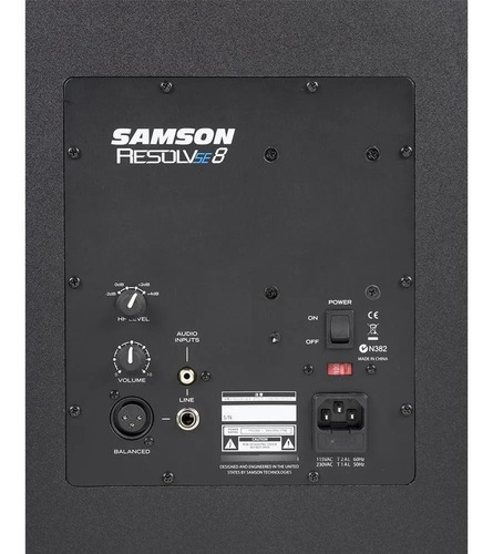 Imagem 6 de 8 de Monitor De Referência Samson Ativo 100w Unitário Resolv Se8