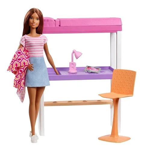 Barbie Con Escritorio Y Cama Secretaria Morena Cuotas sin inter s