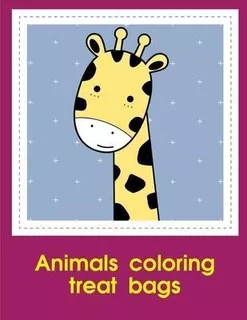Animals Coloring Treat Bags : Christmas Coloring Book For...