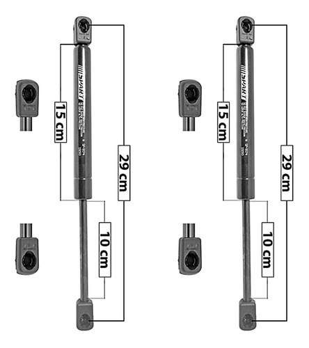 Set 2 Amortiguadores Cajuela Spart Ford Fusion 06_07