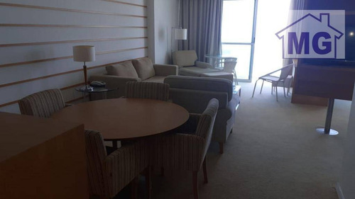 Imagem 7 de 18 de Flat Com 1 Dormitório Para Alugar, 70 M² Por R$ 3.400,00/mês - Glória - Macaé/rj - Fl0018