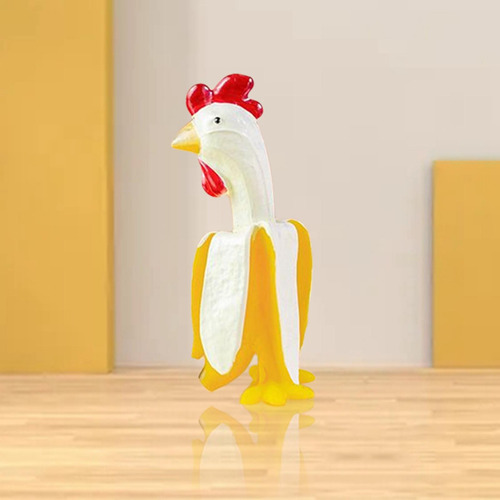 Estatuas Creativas De Plátano Y 3.7x4x7.15cm Amarillo