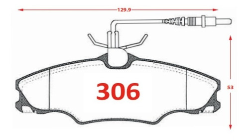Pastillas Freno Delanteras Peugeot 406-1.8 Del 1995 Al 2005