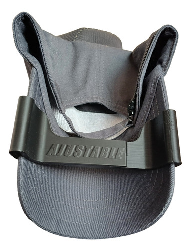 3pzas Curveador Universal Ajustable De Gorra Plana A Curva Negro Único