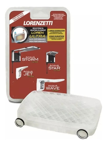 Resistência Chuveiro Lorenzetti Acqua Ultra 127v Ou 220v