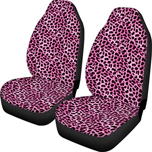 Uniceu Hot Pink Leopard Animal Print Wild Cheetah Trendy Car