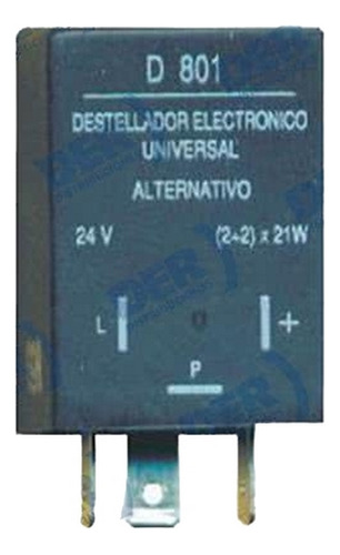 Destellador Electrico Universal 24v - 3 Patas Alternativo