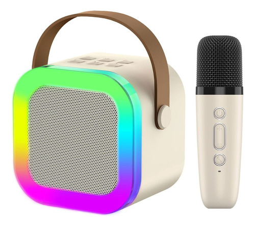 Máquina Karaoke Portátil Microfono + Parlante Cambio De Voz