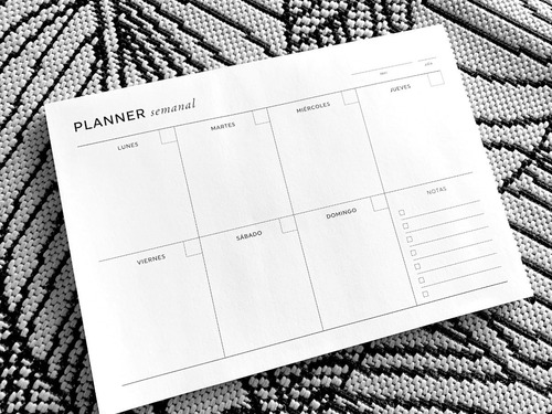 Planner Net Semanal A4 Perpetuo - Mil Letterpress