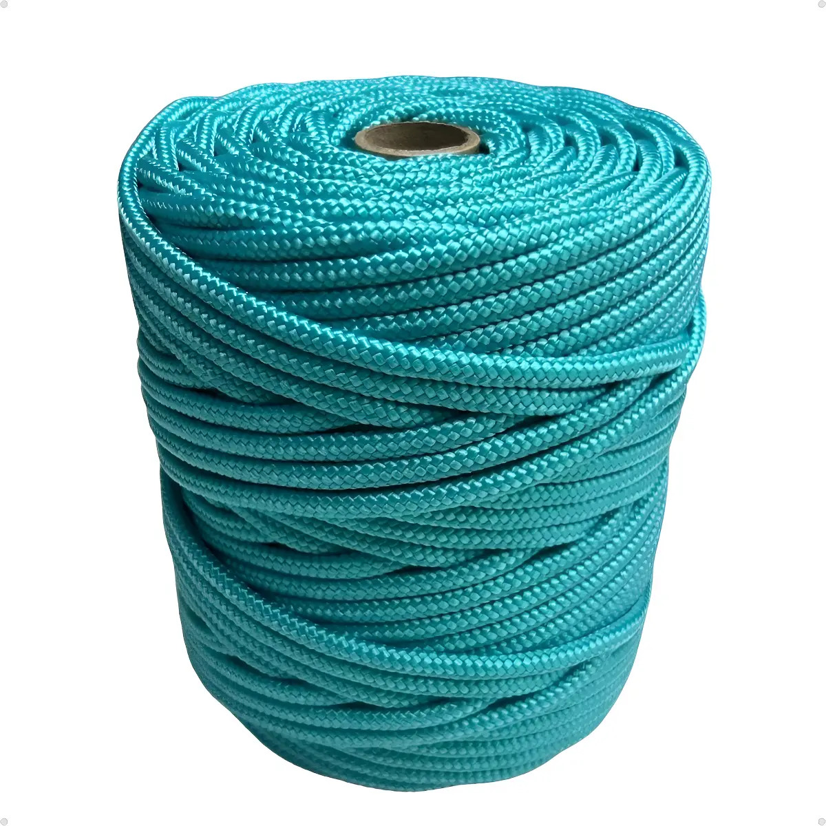Corda Náutica De Polipropileno 5mm Rolo Com 140 Metros Cor Azul tiffany