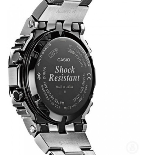 Relógio G-shock Gmw-b5000d-1dr Solar Bluetooth Full Metal