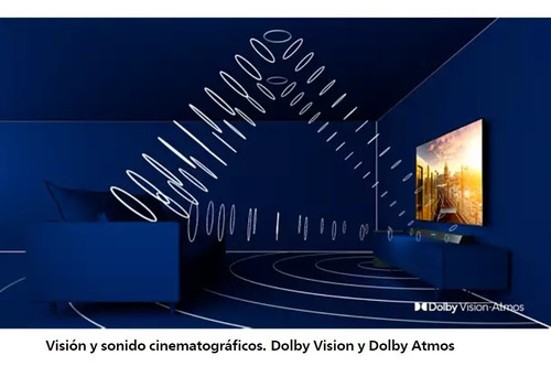 Imagen 3 de 6 de Smart TV portátil Philips 7400 Series 55PUD7406/77 LED Android 10 4K 55" 110V/240V