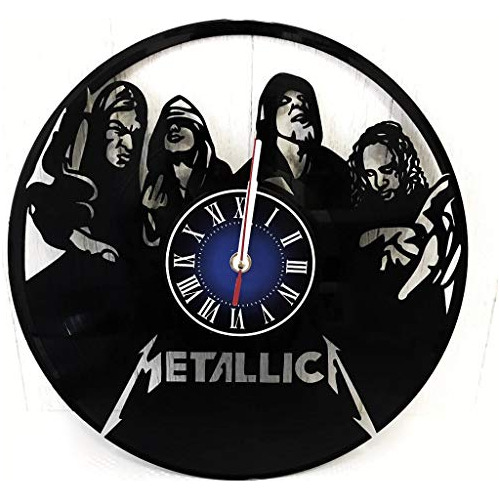 Reloj De Pared De Disco De Vinilo Metallica | Lars Ulri...