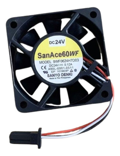 Ventilador Fanuc 9wf0624h7d03 24v 0.12a  60x60x15