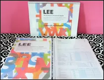 Comprar Test Lee De Lectura Y Escritura En Español