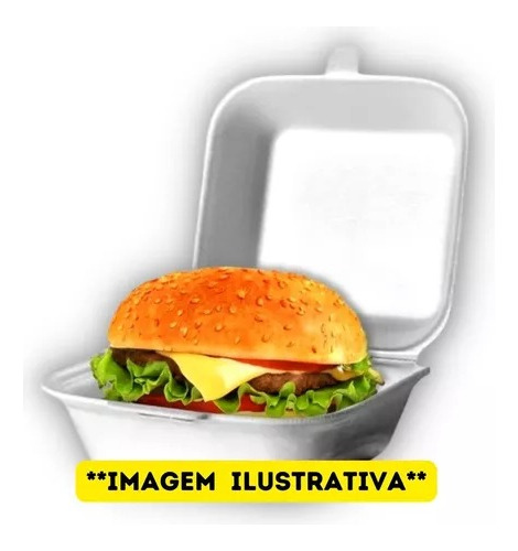 400 Unidades Hamburgueira Térmica H2 Média Bom Apetite