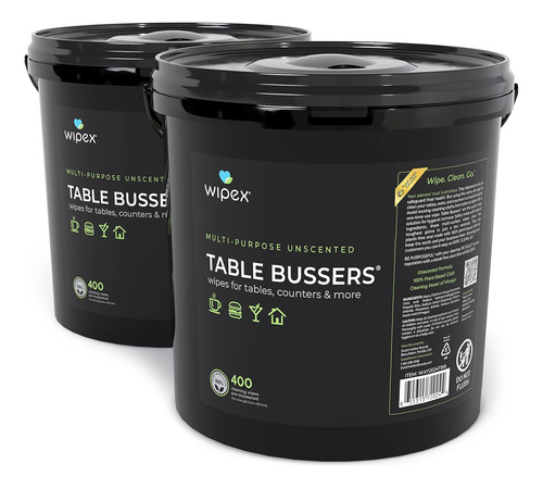 Table Bussers - Toallitas De Limpieza Naturales Para Limpiez