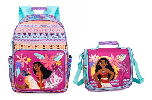 Mochila Y Lonchera Moana De Disney Para Niñas