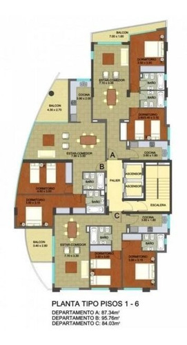 Imagen 18 de 18 de Venta | 3 Amb. A Estrenar Con Vista Al Mar Y Cochera Doble