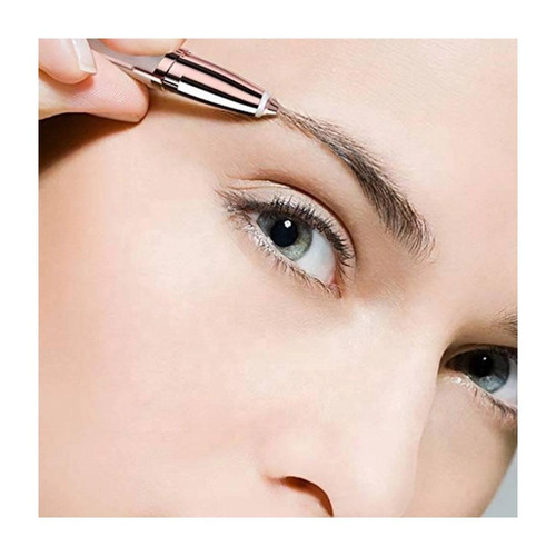 Imagen 2 de 2 de Recortadora eléctrica inalámbrica Finishing Touch Flawless Brows color blush