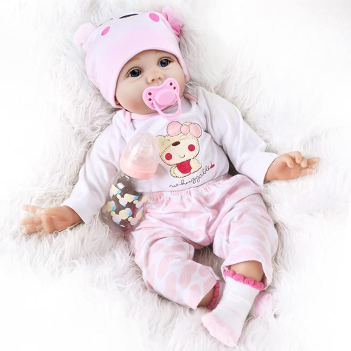 (opened Eyes) - Charex Belly Reborn Baby Dolls, 41cm