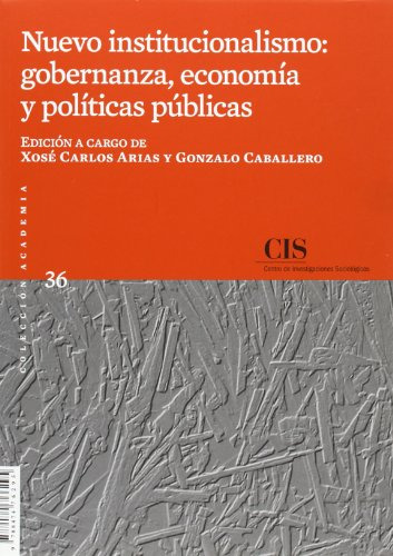 Libro Nuevo Institucionalismo Gobernanza Economía Y Política