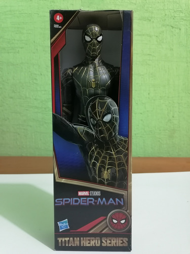 Marvel Spider-man No Way Home Traje Negro Dorado Titan Hero (Usado)