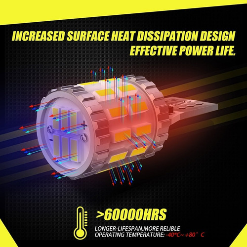 Imagen 7 de 8 de Led T10 3014 Canbus Free Lampara Auto Moto Posicion 21import