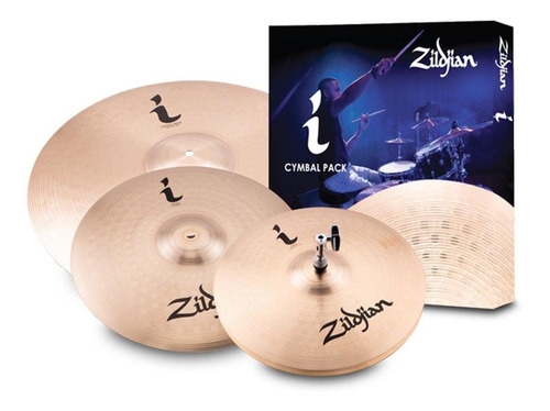 Paquete Platillos Iessentials Plus 13 14 18 Zildjian Ilhessp Color Dorado