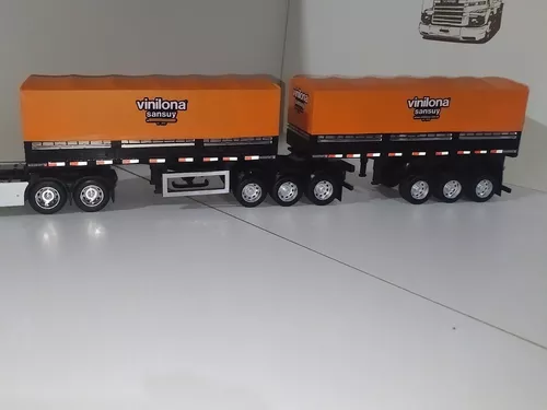 Miniatura Carreta Bi-trem 