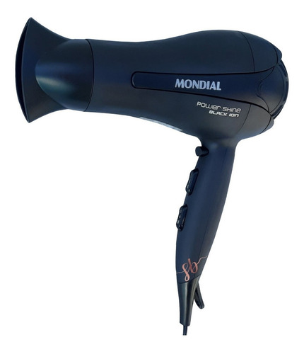 Imagen 2 de 6 de Secador de pelo Mondial Power Shine Black SC-13 negro 220V