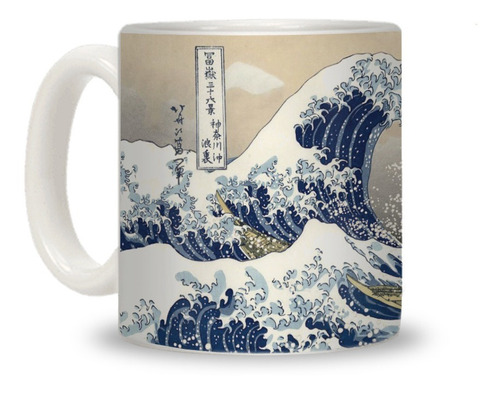 Taza La Gran Ola De Kanagawa Sublimada Personalizada