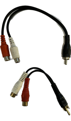 Cable 1 Rca Macho A 2 Rca Hembra