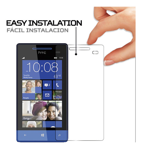 Protector Mica Pantalla Para Htc Windows Phone 8s