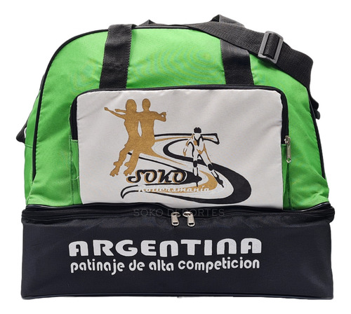 Bolso Portapatines Cajon Baul Artistico Rollers Hielo Hockey