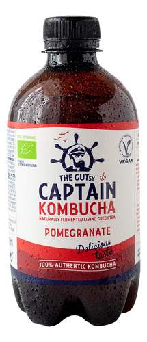 Kombucha Orgánica Granada Gutsy Captain - 400 Ml