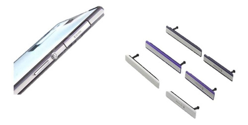 Tapas Sony Xperia Z2 Puerto Sim Carga Usb Y Micro Sd Full