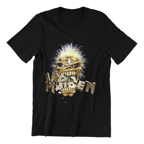 Polera Unisex Iron Maiden Calavera Rock Beast Algodon 