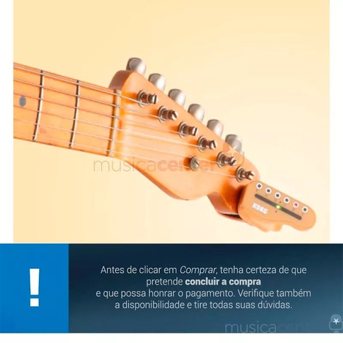 Afinador Clip Digital Guitarra Korg Ht-g1 Headtune
