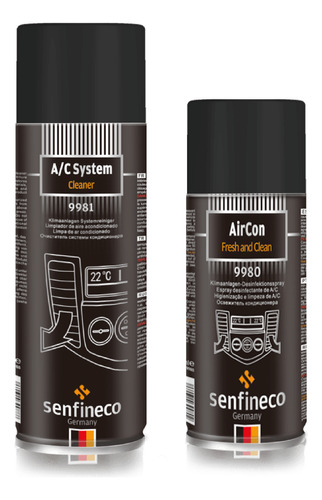 Senfineco A/c System Cleaner 520ml + Aircon Fresh 200ml